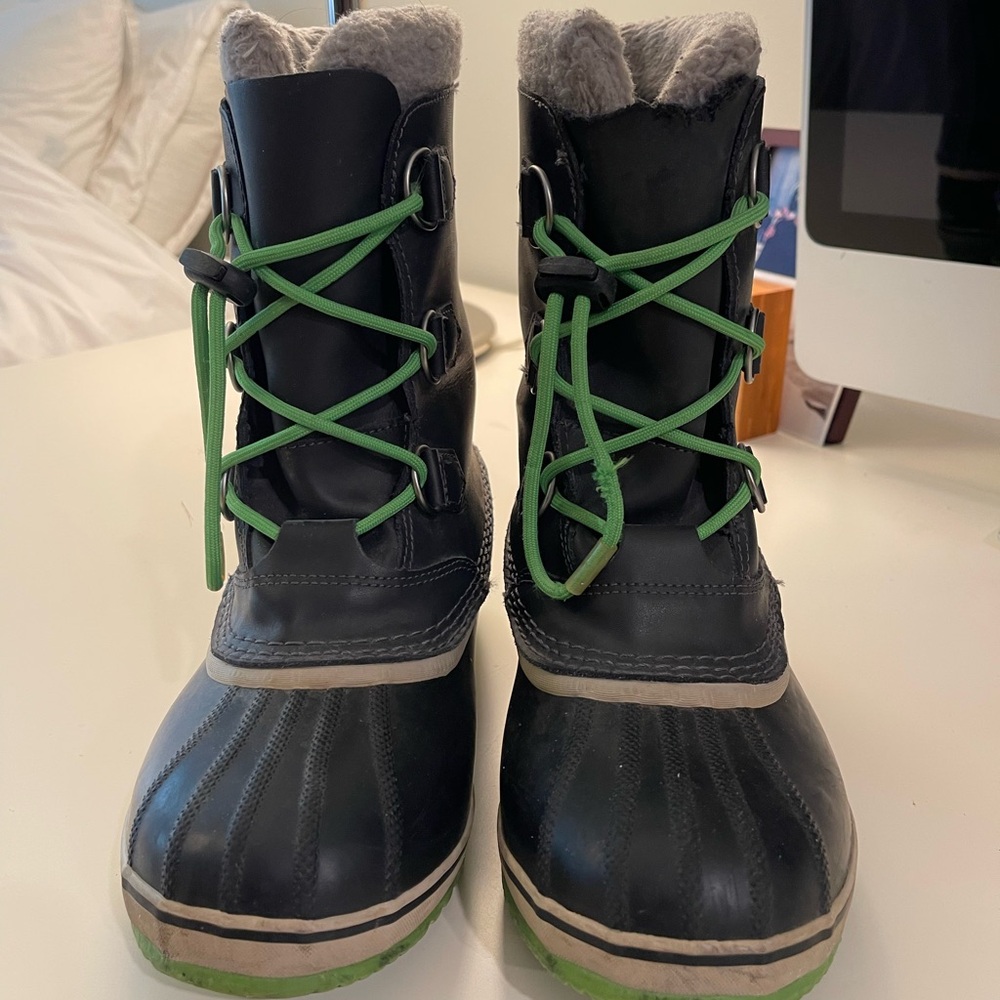 Sorel Kids Nylon Waterproof Winter Boots!
